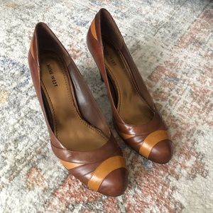 Nine West Jokers heeled pump. Size 10.